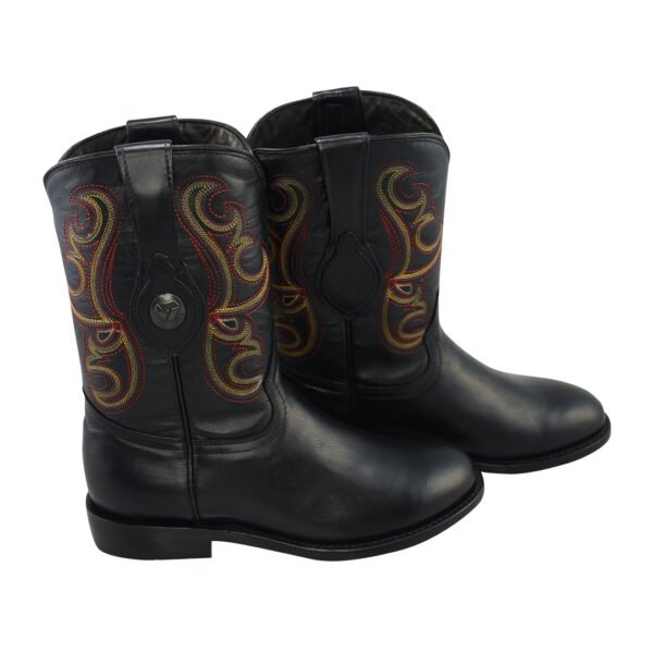 Botas Vaquera Roper Negro. - Imagen 2